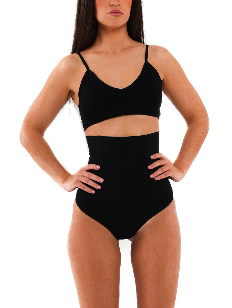 High Waist Seamless - Negra