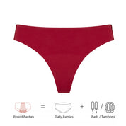 Menstrual G-String - Negro