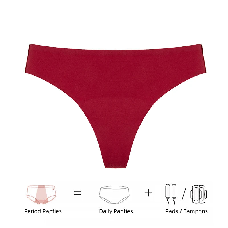 Menstrual G-String - Negro